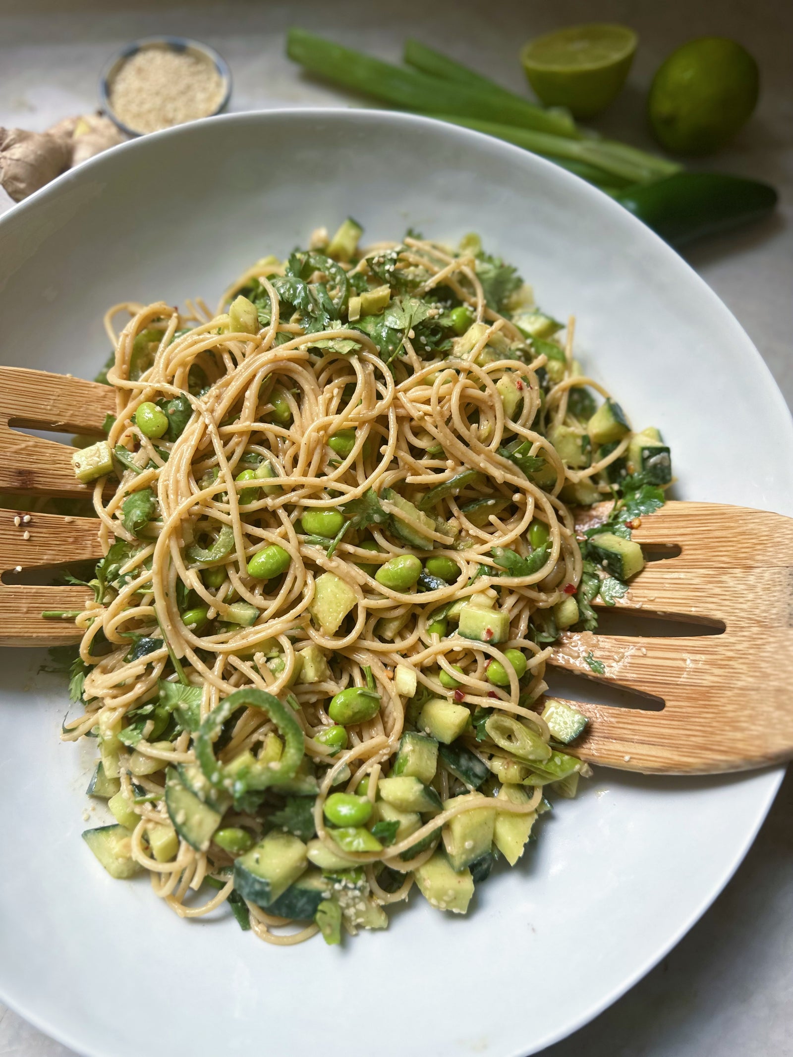 Spicy Peanut Noodle Bowl