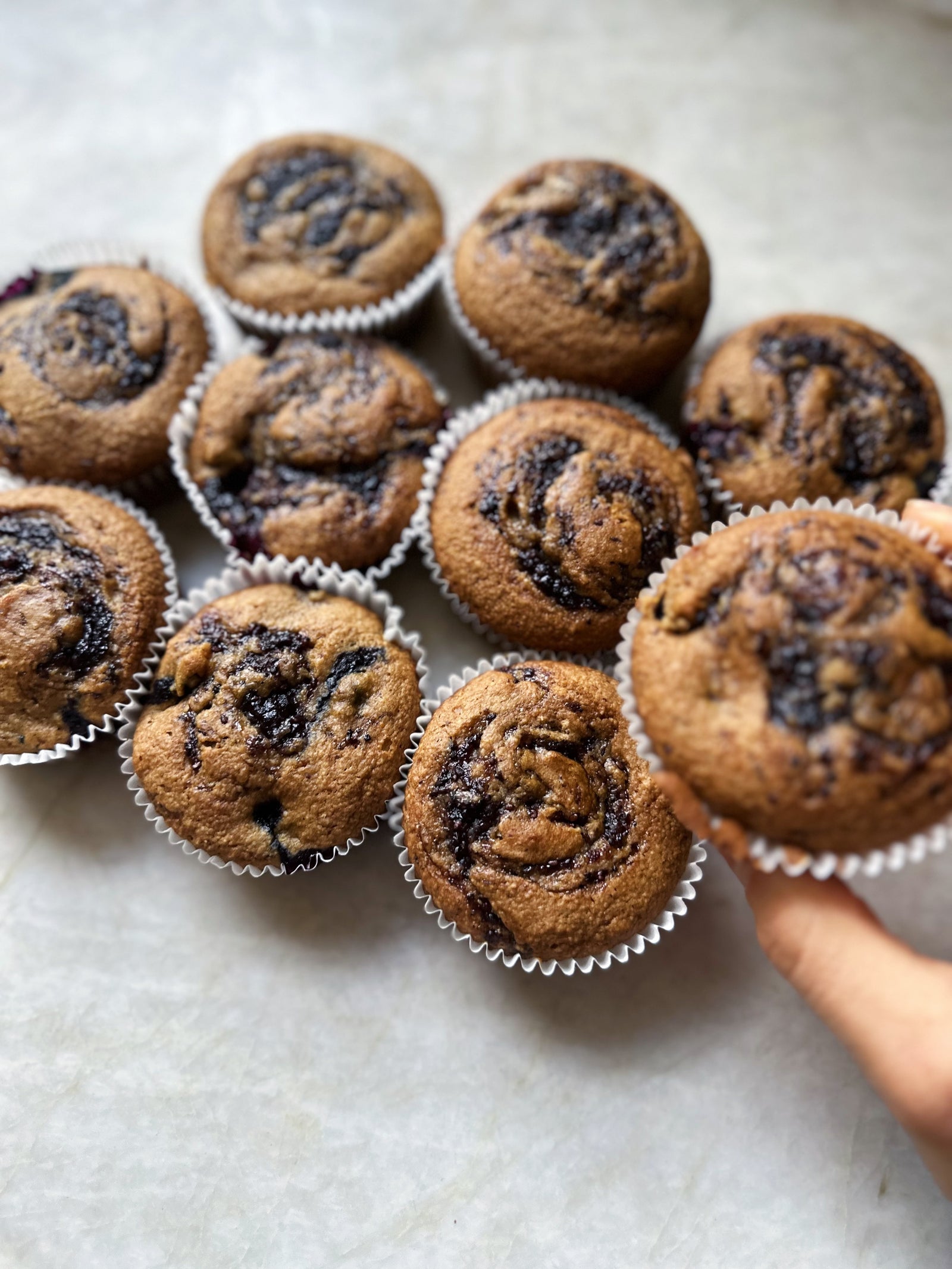 Blueberry Swirl Muffin