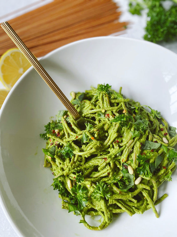 10-Minute "Give Me The Greens" Pasta Sauce