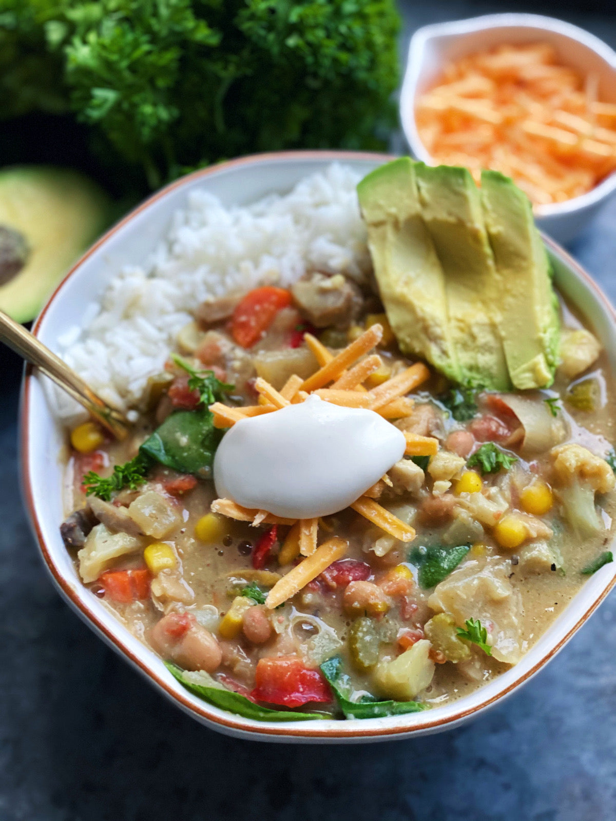 Southwest White Bean Chili