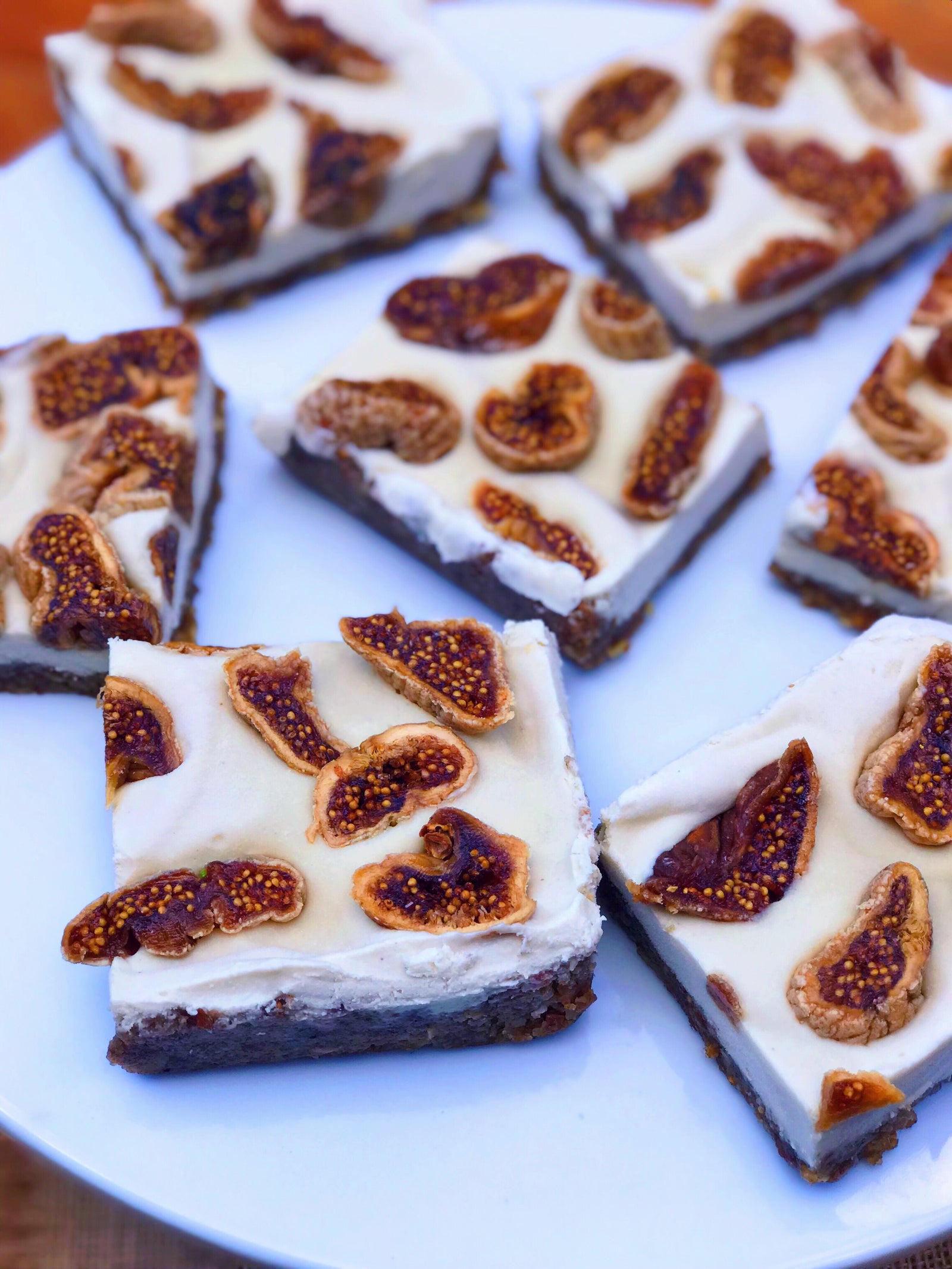 FIG & SEA SALT CHEESECAKE BARS