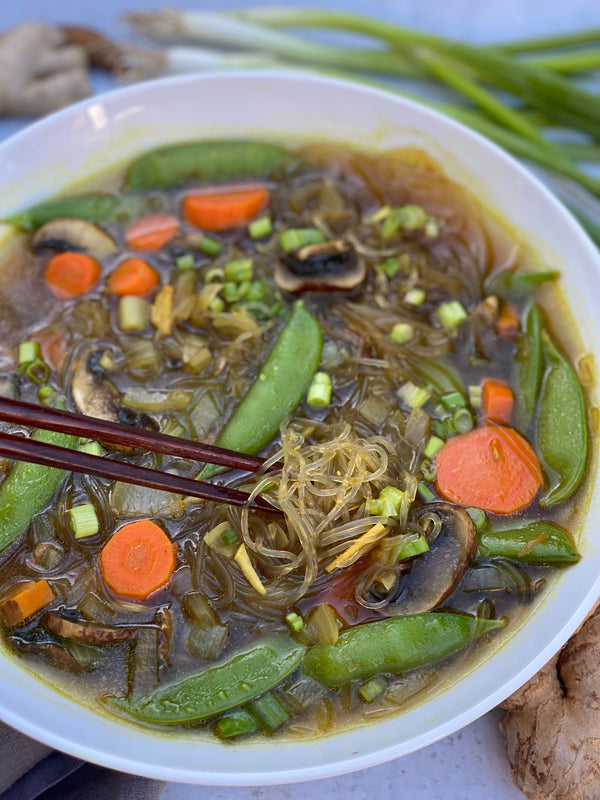 Ginger Miso Noodle Soup Tasty As Fit