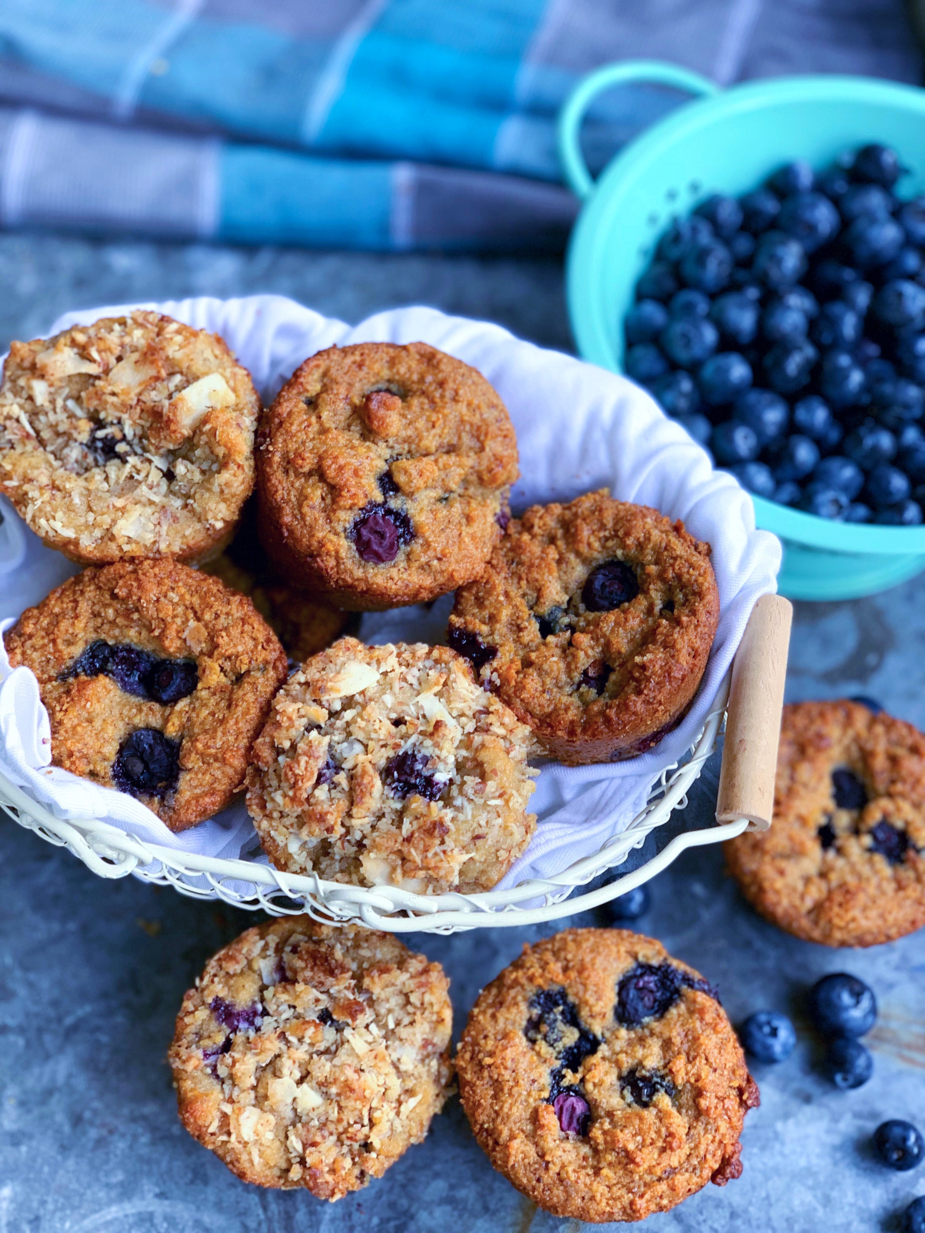 Blueberry Muffins, Tops Only! - On The Go Bites