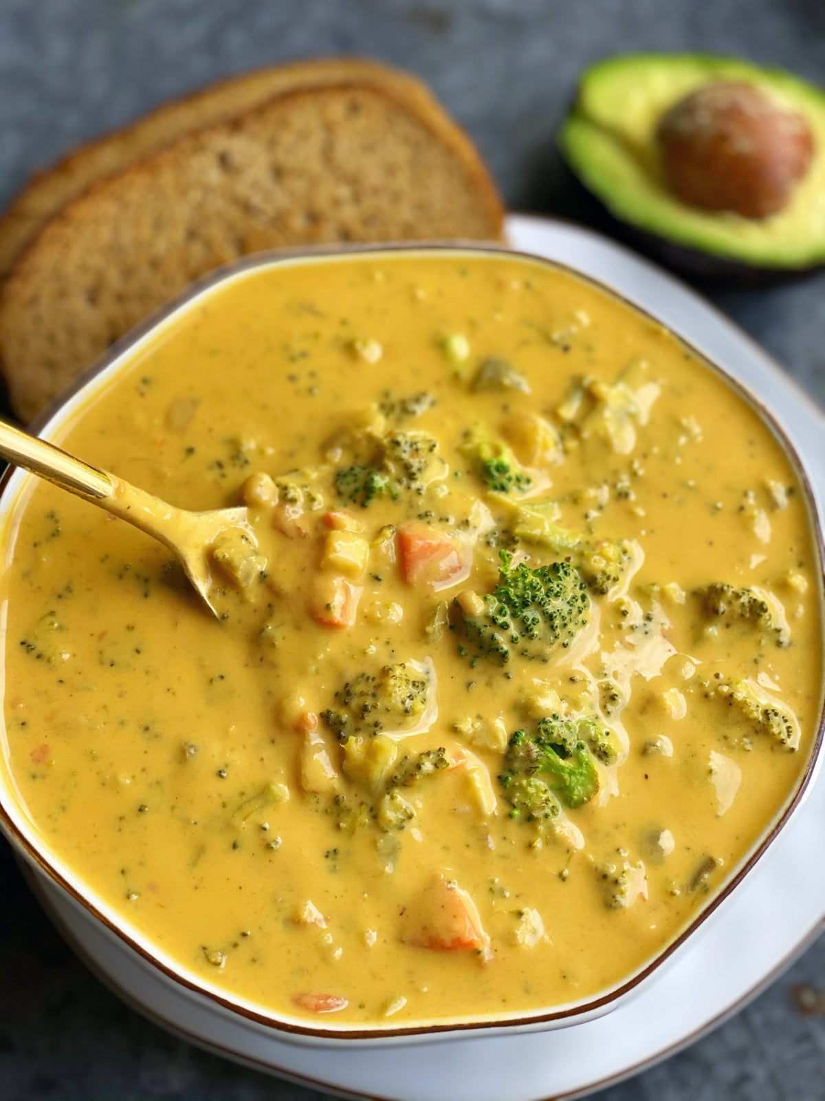 World's Best Vegan Broccoli Cheddar Soup