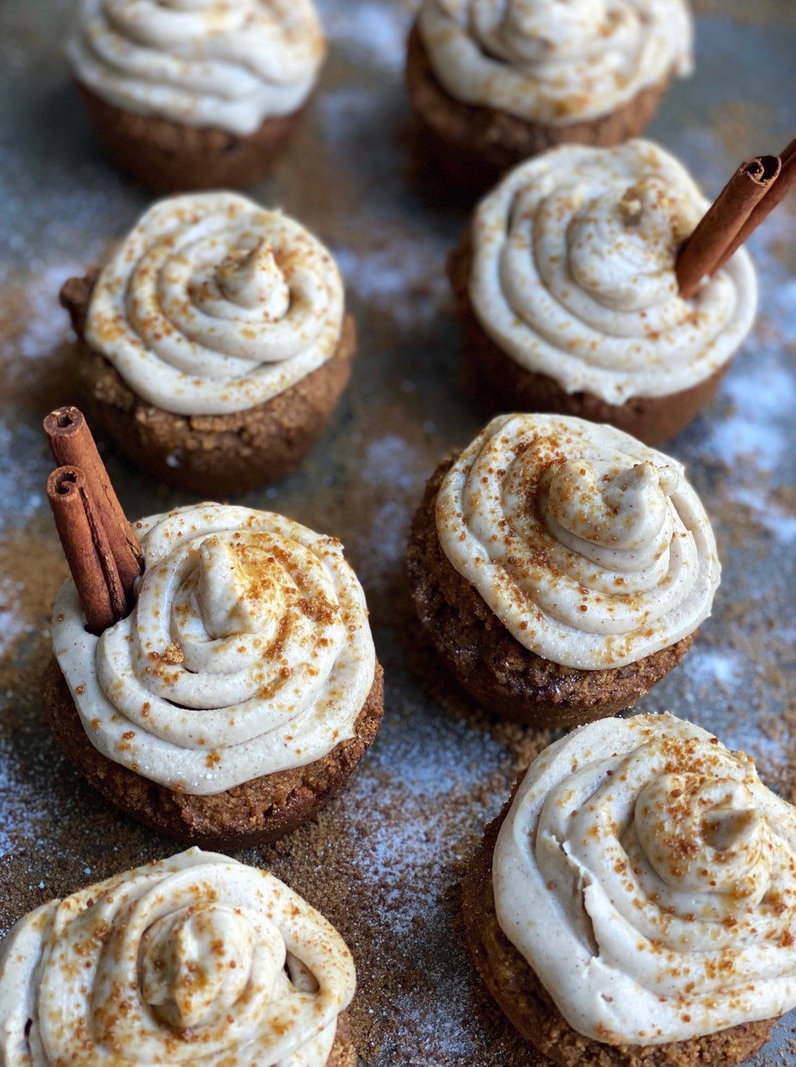 Chai Spiced Muffins w/ Maple Buttercream Icing