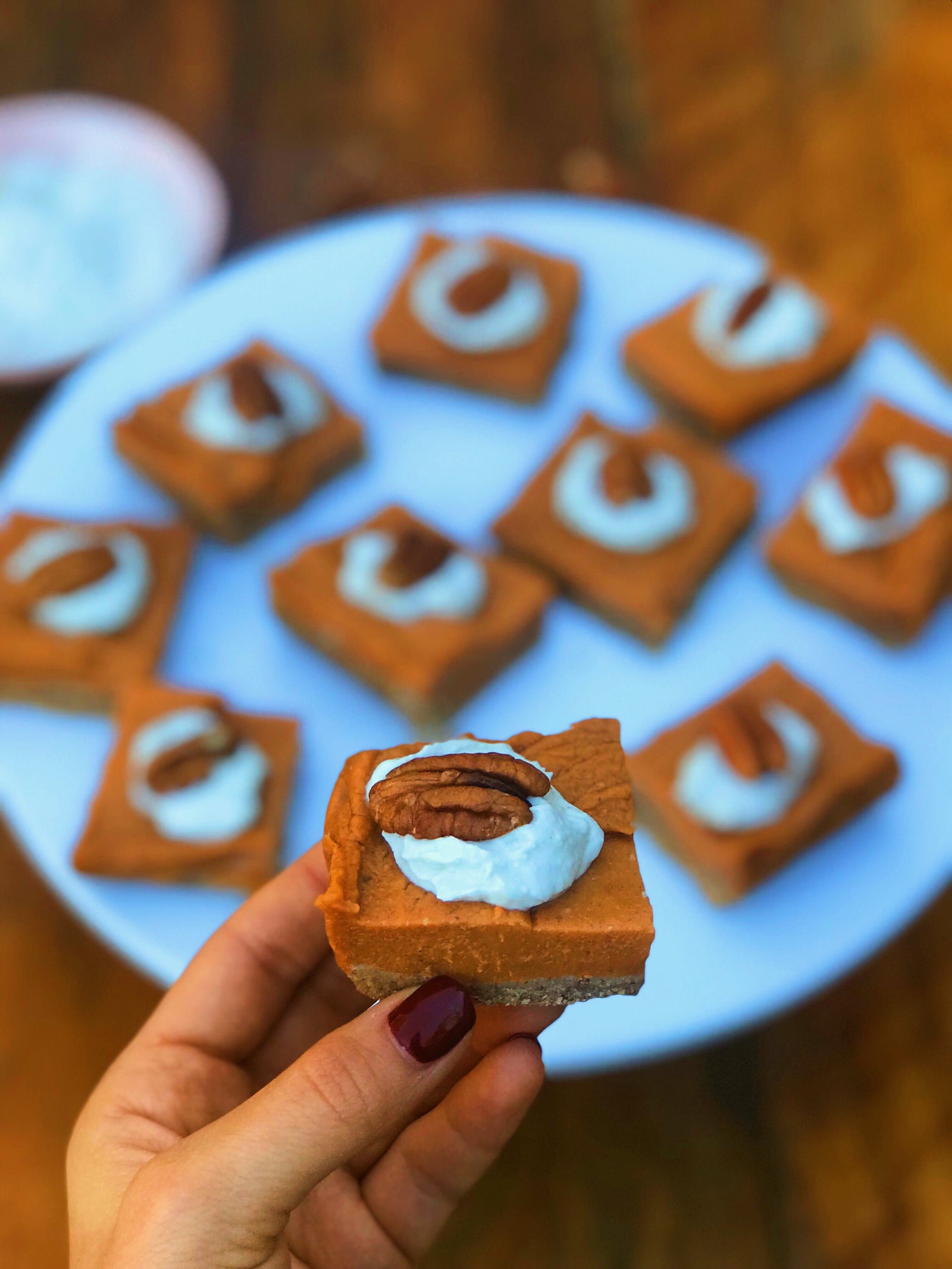 SWEET POTATO PIE BARS