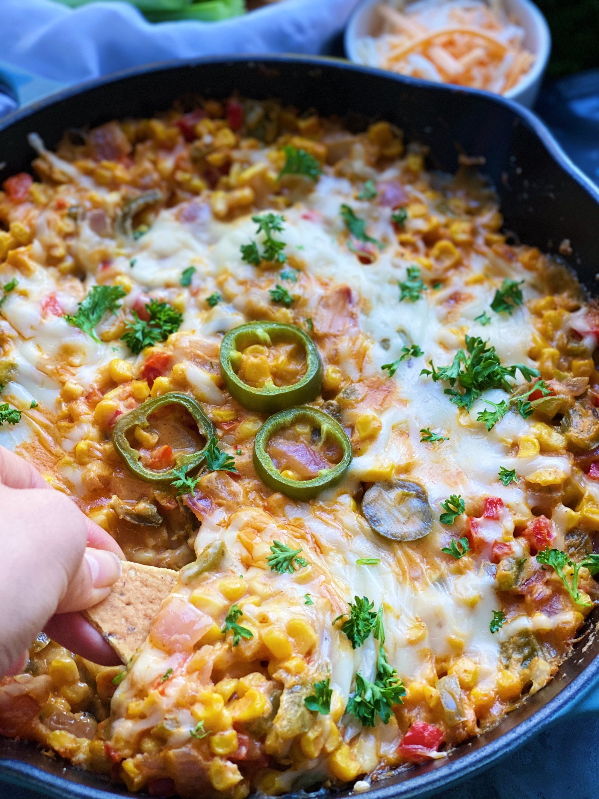 Spicy Mexican Corn Dip - Tasty As Fit