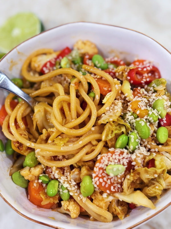 Weeknight Peanut Noodle Stir Fry