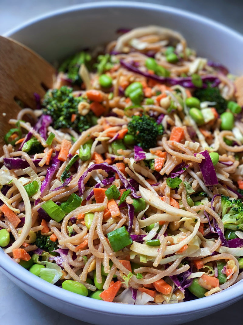 Crunchy Edamame Noodle Bowl - Tasty As Fit