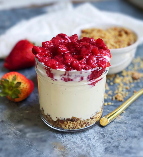 Strawberry Cheesecake Parfait - Tasty As Fit