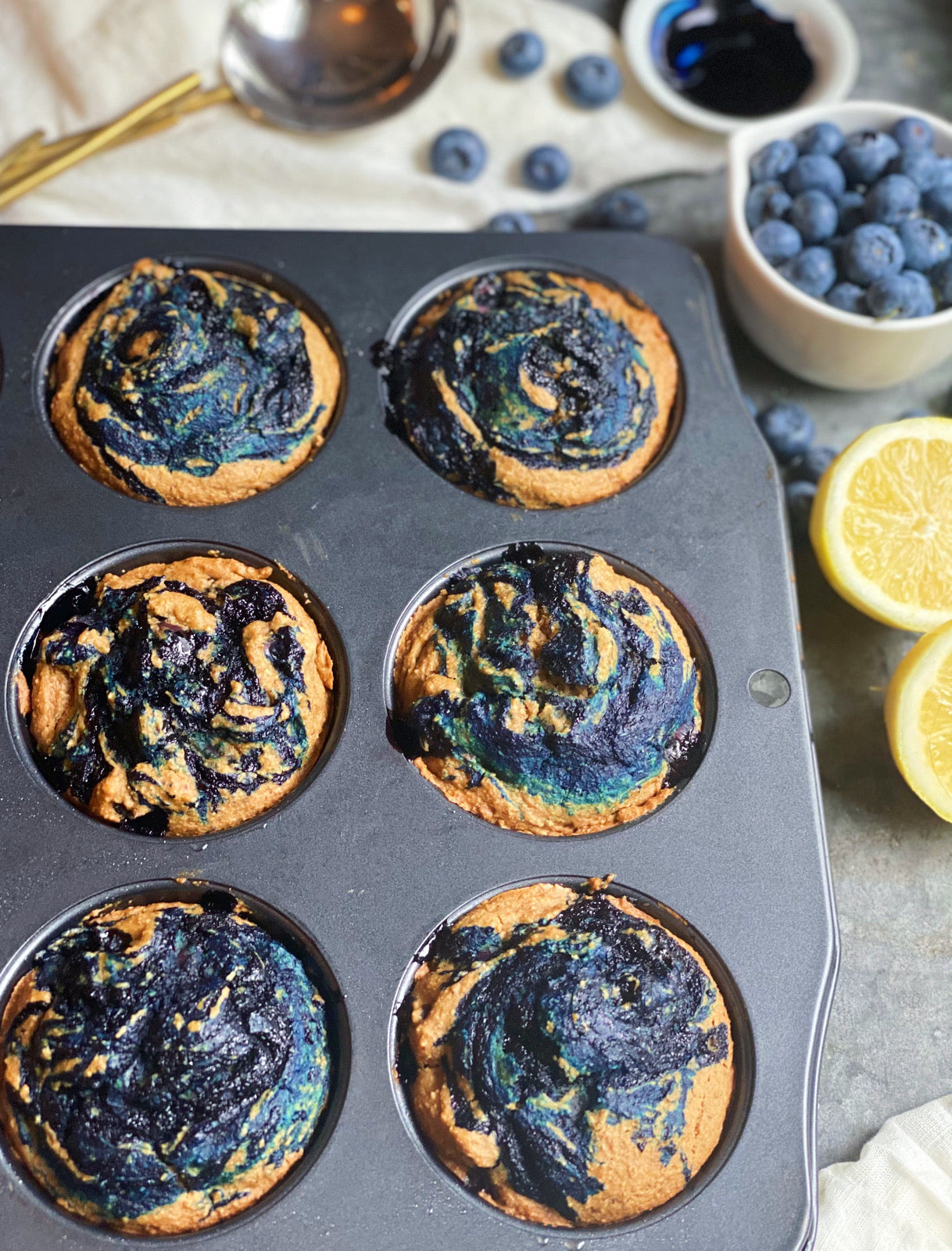 Grandma's Blueberry Muffins
